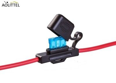 quality  Custom Made Automotive In-Line Splash-waterproof Auto Fuse Holder 9012 For ATS ATO Fuse 1A~30A factory