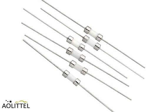 Schurter SPT Equivalent PCB Or THT Mounting 3.6x10mm Slow Blow Cartridge Ceramic Tube Fuse 125V 100mA-12A