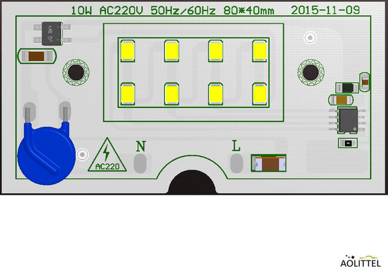 Universal High Voltage High Brightness IC AC LED Light Linear Driver ODM Solutions For Floor Lighting