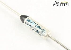 Motor Protection Limitor Non-Resettable TF 172C 250V 10A AUPO TCO Thermal Cutoff Fuse BF172 With Metal Casing