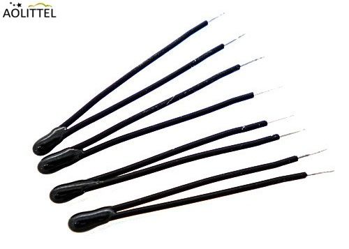 Radial Leaded Epoxy Coated Thermometrics NTC Thermistor 10KOhm 3950 1% For Air Conditioning