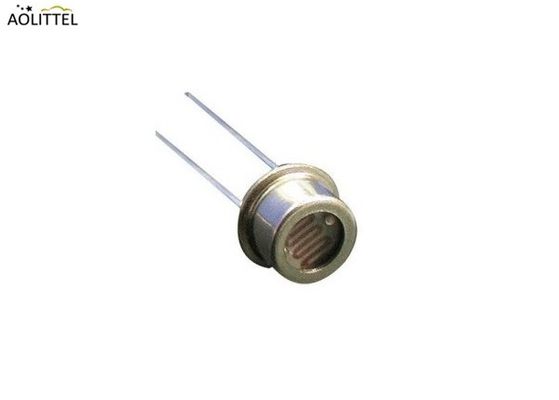 Dia 5mm Metal Encapsulation LDR Photoresistor Light Sensor With Dark Resistance 0.2-20 MOhm