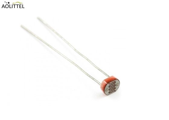 Moisture Resistance 7mm Ceramic Plastic Encapsulated CdS Photoconductive Cell For Photoresistor Photo Sensor