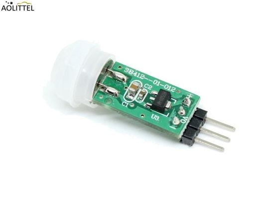 3m-5m Miniature Controller PIR Dectector Module Passive Infrared Motion Sensor SB412 With Fresnel lens PCB Resistor