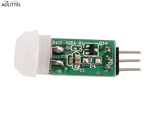 3m-5m Miniature Controller PIR Dectector Module Passive Infrared Motion Sensor SB412 With Fresnel lens PCB Resistor
