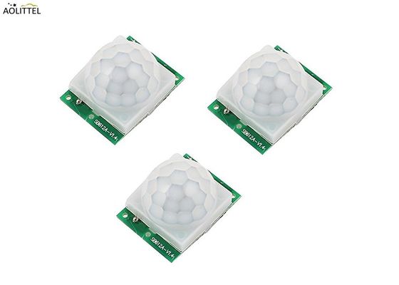 Adjustable Low Noise Human Body Dectector PIR Module SB612 With Sensor Distance 10m Detecting Angle 120 Degree