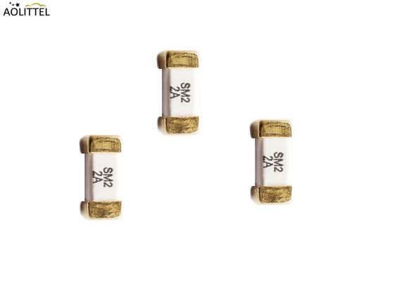 10.25x3.2mm Brick High Inrush Type Surface Mount Fast Blow Ceramic Tube Fuse 125VAC With Max. Current 30A