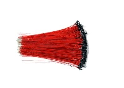 Medical Application Precise Varnished Wire Miniature Sensor Bead NTC Thermistor 30KOhm 3953 With Bendable Enamelled Wire