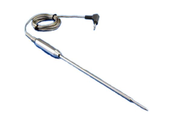 BBQ FireBoard Thermometer Meat Safe Food Probe 350C Stainless Steel Cord Thermistor RTD Micro Temperature Sensor 100K