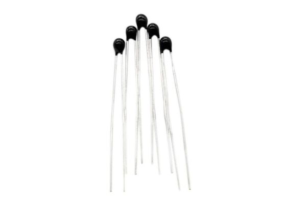 MF52 Black Epoxy Resin Encapsulation Thermal Resistor NTC Thermistor 3KOhm 3950 For Miniature Temperature Sensor