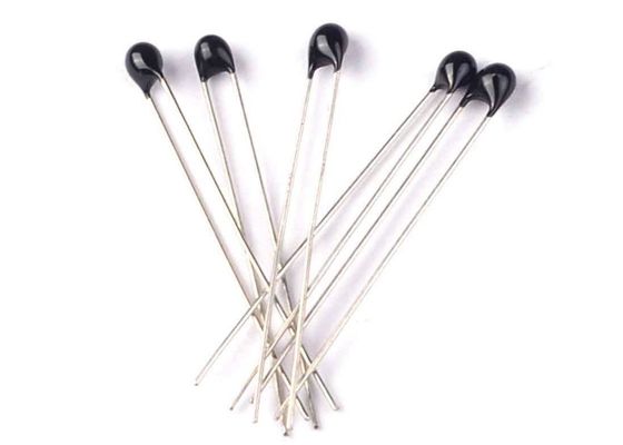 MF52 Black Epoxy Resin Encapsulation Thermal Resistor NTC Thermistor 3KOhm 3950 For Miniature Temperature Sensor