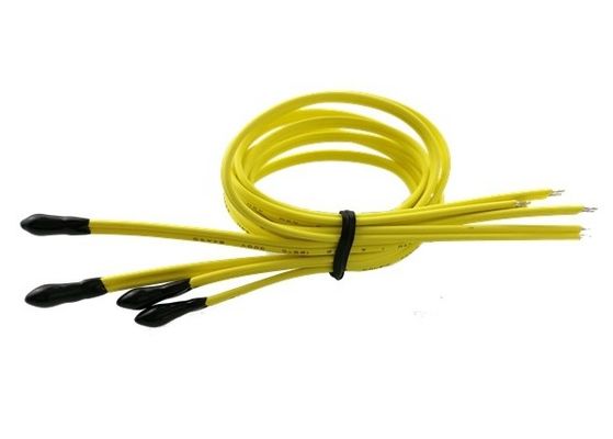 AEC-Q200 Thermally Conductive Epoxy Sealed Bead NTC Thermistor 30KOhm 3950 With UL4411 24AWG 2C 125C 300V Cable