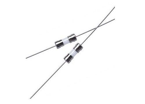 Germany VDE 4x11mm Slow Blow Axial Leaded Miniature Time Delay Glass Tube Fuse T5AL250V 5A 250VAC 500PCS Per Bag