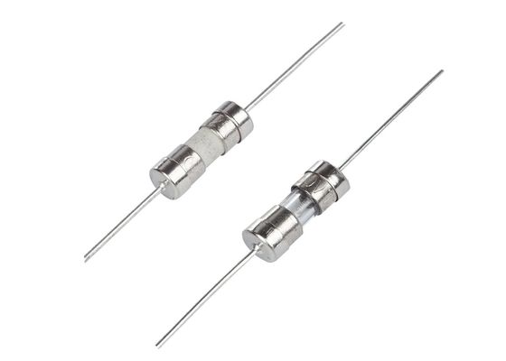 Low Breaking Capacity AC 250V 3.15A 4x11mm Fast-blow Acting Axial Lead Glass Fuse Tube With UL cUL VDE CQC Approved