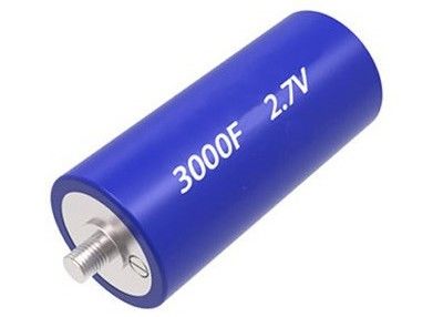 EDLC Electric Double Layer Capacitor 2.7V 3000F Super Capacitors With Threaded Terminal Low ESR Ultracapacitors