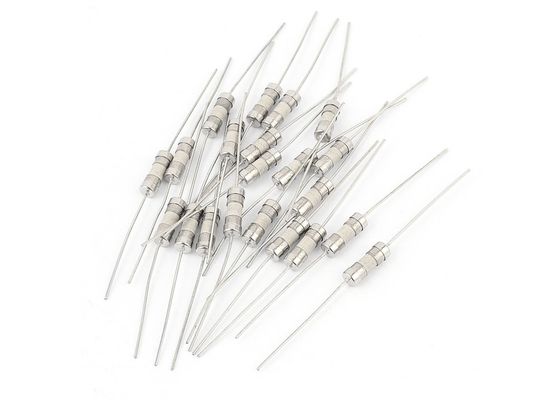 Quick Response Axial Leaded Non-Resettable One Time Ceramic Tube Fuse 2.5A 250VAC With 3.6x10mm Fast Blow Single Cap