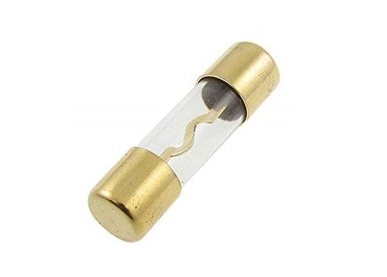 Car Auto Vehicle Audio Amplifier Stereo S Shape Element Glass Tube AGU 10x38mm Auto Fuse 10-80A 32VDC With Gold Plated