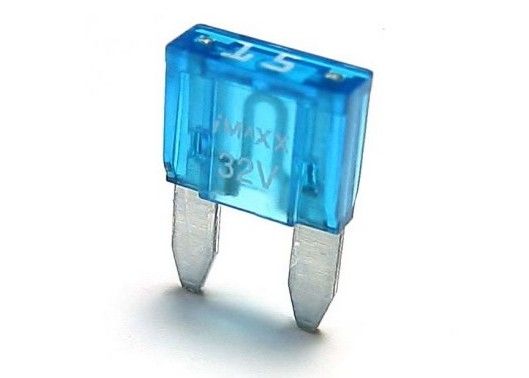 ISO8820-3 Standard BFMN-1225 Automotive Car ATM Mini Blade Fuse 25A 32V Natural 11mm For In-line Fuse Holder Adapter