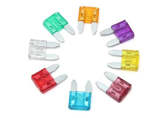 ISO8820-3 Standard BFMN-1225 Automotive Car ATM Mini Blade Fuse 25A 32V Natural 11mm For In-line Fuse Holder Adapter