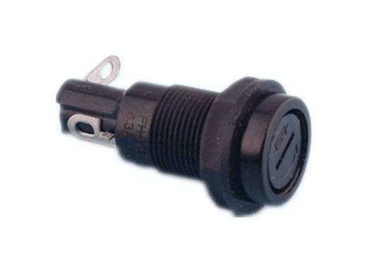 Slotted Cap Fingergrip Shock-Safe Vertical Mount PCB Fuse Holder H3-02 10A 250VAC For 5x20mm Cylindrical Glass Tube Fuse