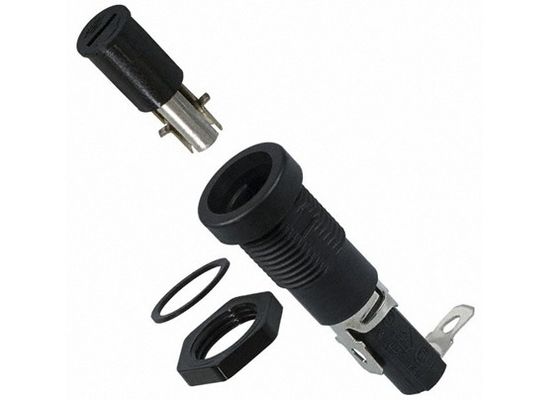 Slotted Cap Fingergrip Shock-Safe Vertical Mount PCB Fuse Holder H3-02 10A 250VAC For 5x20mm Cylindrical Glass Tube Fuse