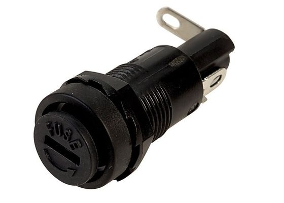1 Pole Classic Flat Very Low Profile Bayonet PCB Fuse Holder Block R3-11 For 5x20mm Glass Fuse 10A 250V