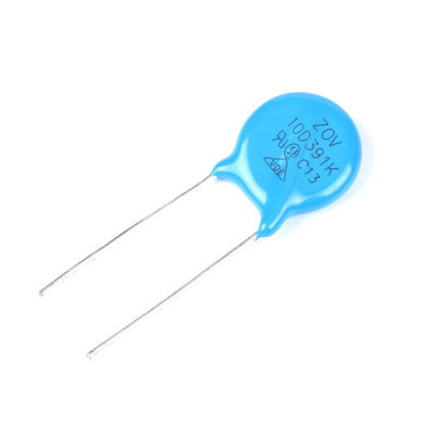 Customs Number 85334090 CNR TVS Metal Oxide Varistor Block 10D391K With Pitch 7.5mm 10mm 250VAC 320VDC For Power Supply