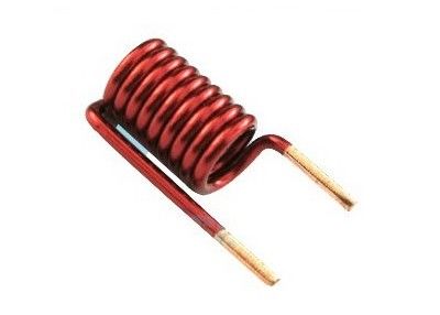 High Q Formed Shaped Heteromorphic Red Copper Air Core Coil Fixed Inductors 3 Turns 300C For for VHF-UHF RF Application