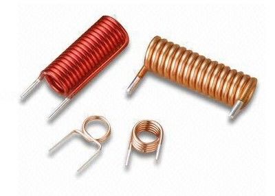 High Q Formed Shaped Heteromorphic Red Copper Air Core Coil Fixed Inductors 3 Turns 300C For for VHF-UHF RF Application