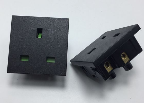 BSI Approved RB-02 British Socket Female Outlet 3 Pole 13A 250V UK Wall Panel Power Electrical Plugs And Sockets BS 1363