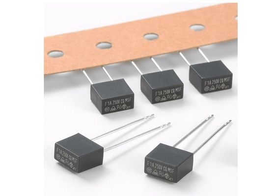 UL VDE CSA Ammo Pack Radial Leaded Black Thermoplastic Fast Blow Micro Fuse MSF 005 F5A 250V 8.35x7.7mm