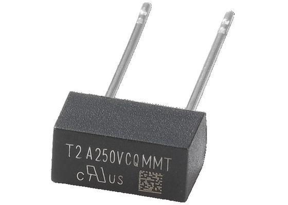 Thinnest MMT Series Plastic Box Time Lag Radial Lead Micro Fuse 8.35x5x3.95mm 2A 250V 300V 400V TUV CQC KC PSE UL