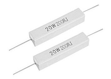 SQP SQM SQZ SQH MPR SQS High Alumina Ceramic Cement Fixed Wirewound Resistor 20W 500RJ 63x13x13mm