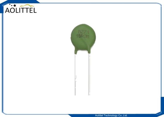 Silicone Coated Informing Degaussing PTC Thermistor MZ71-18RM AC270V 14mm 18Ohm TC 60C For Color TV