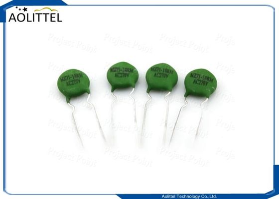 Silicone Coated Informing Degaussing PTC Thermistor MZ71-18RM AC270V 14mm 18Ohm TC 60C For Color TV