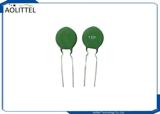 15mm Thermistor PTC 15P 15mm Pitch 5mm 100R 120 Degree Thermal Resistor 200mA Green For Telecom AC Circuit