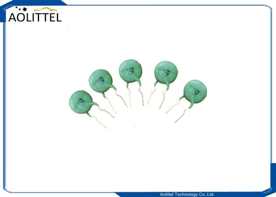 15mm Thermistor PTC 15P 15mm Pitch 5mm 100R 120 Degree Thermal Resistor 200mA Green For Telecom AC Circuit