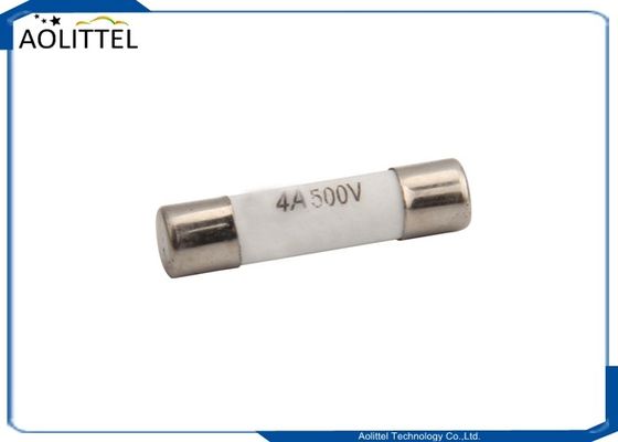 High Voltage Time Delay Ceramic Cartridge Fuses 5x20mm 500V 500mA With Explosion Proof Sand